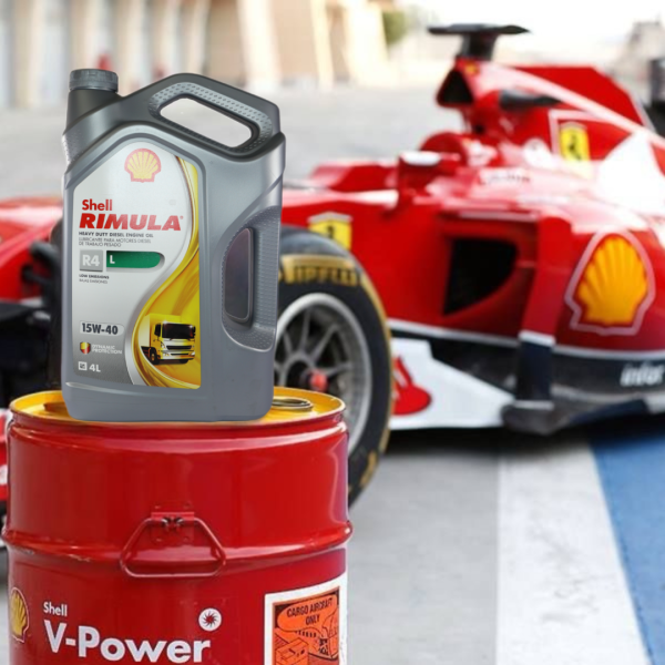 ACEITE SHELL 15W-40 RIMULAR4 4 LTS