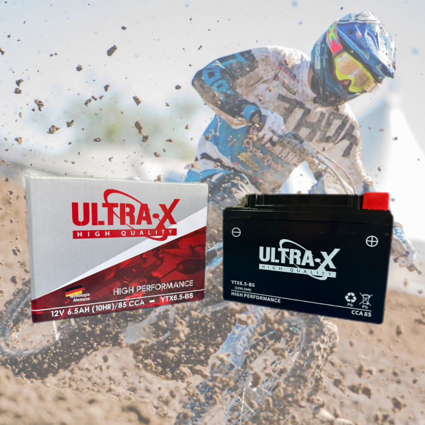 BATERIA MOTO ULTRA-X YTX6.5-BS (- +)