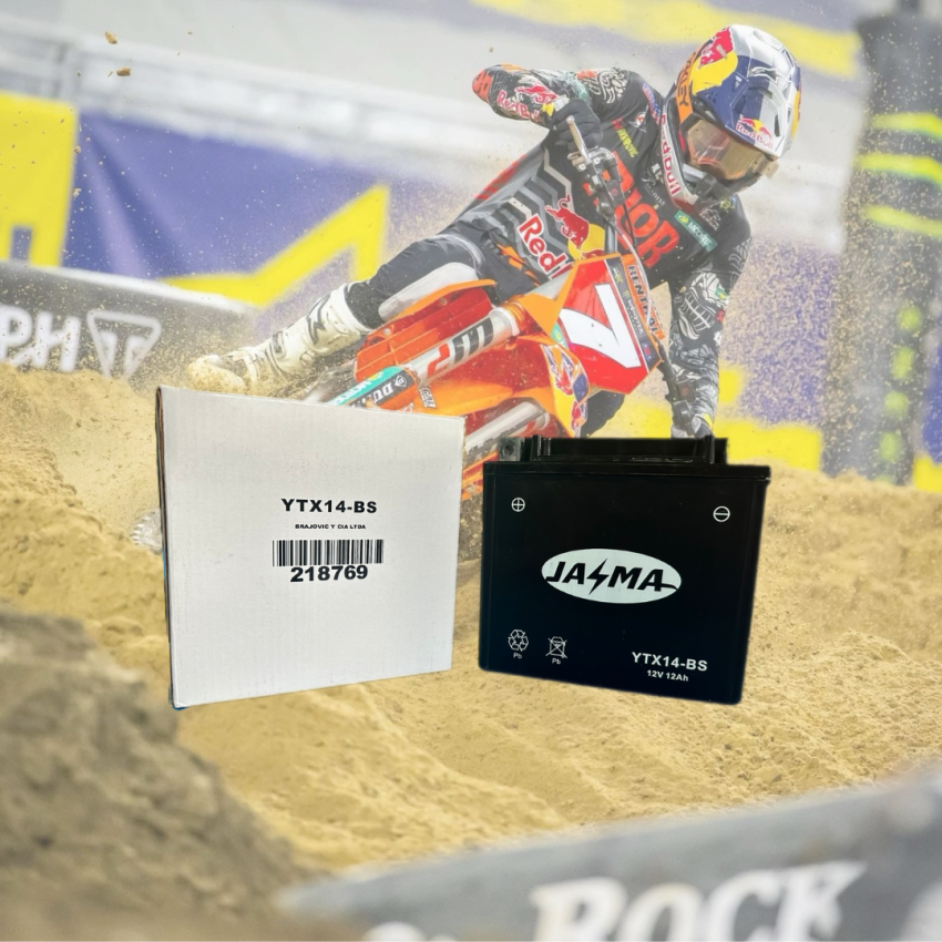 BATERIA MOTO 14 AMP YTX147 -BS (+ -)