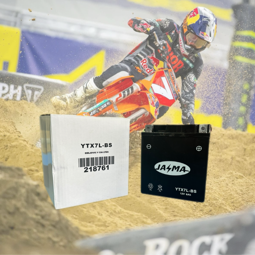 BATERIA MOTO ULTRA YTX7L-BS 6 AMP (- +)