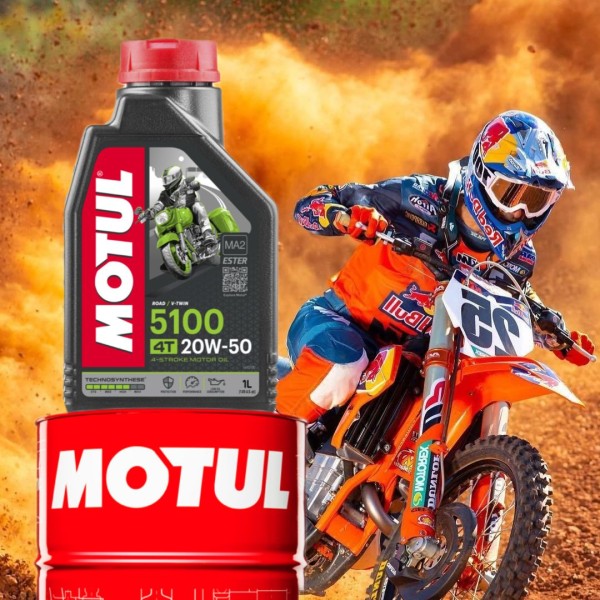 ACEITE MOTO MOTUL 20W-50 5100 1LT