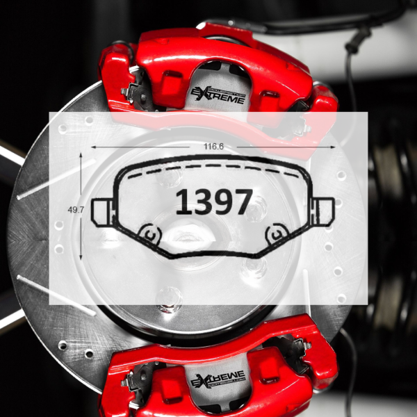 PASTILLAS TRASERAS NºP1397