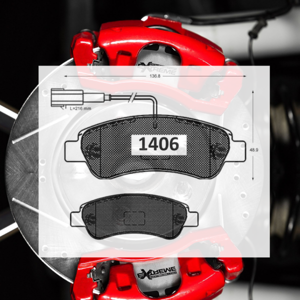 PASTILLAS TRASERAS NºP1406