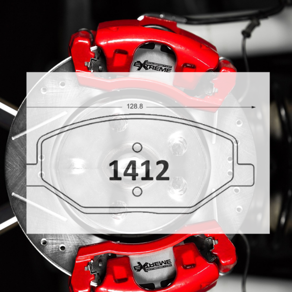 PASTILLAS DELANTERA NºP1412