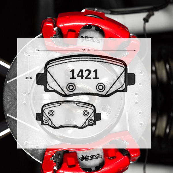 PASTILLAS TRASERAS NºP1421