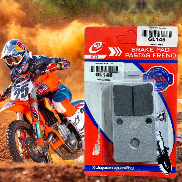 PASTILLA DE FRENO MOTO TIPO GL 145