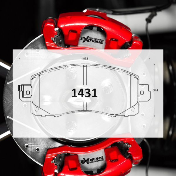 PASTILLAS DELANTERA NºP1431