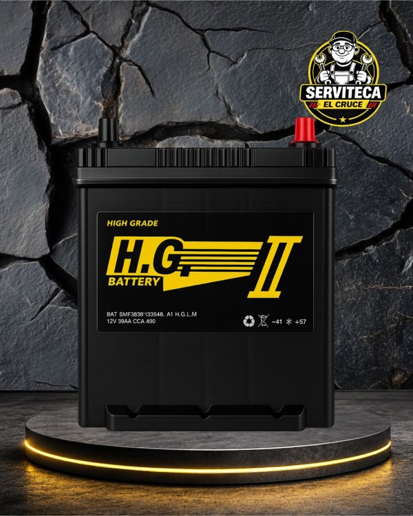 BATERIA 35AMP HG (- +) BORNER DELGADO CCA300