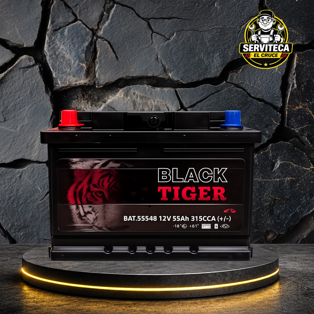 BATERIA 55 AH BLACK TIGER CCA 315 (- +)