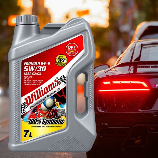 ACEITE WILLIAMS 5W-30 7LT